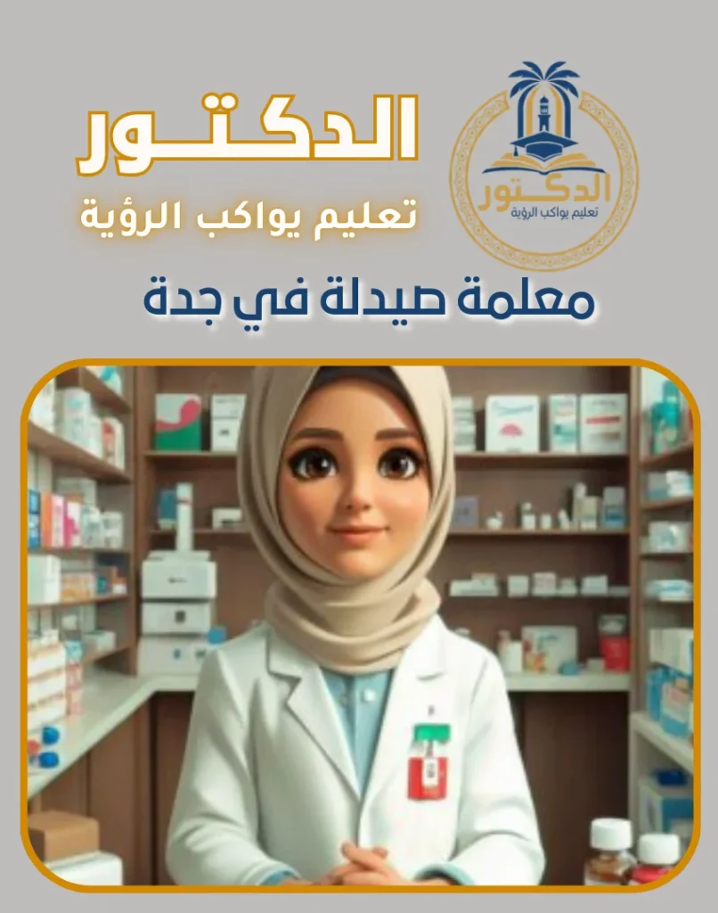 معلمة صيدلة في جدة